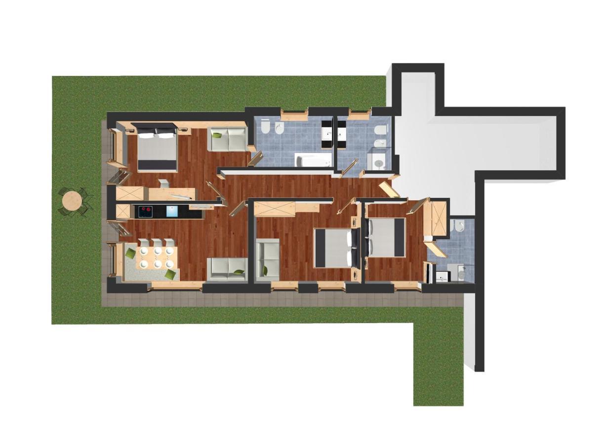 Residence Ravisa Dolomites Selva di Val Gardena Exterior foto